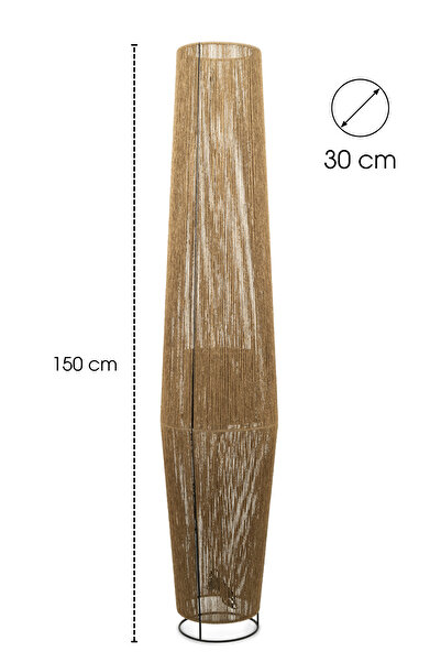 Forada Home & Style Dekoratif Kağıt İpli Kanguru Lambader