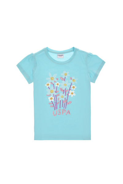 U.S. Polo Assn. تي شيرت أكوا للبنات 50300968-VR007