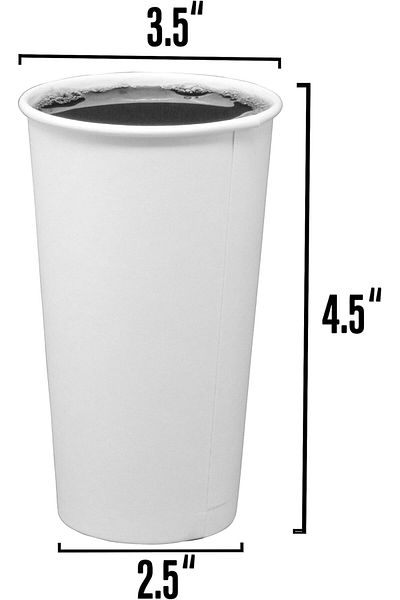Generic SafeWare Disposable Coffee Cups and lids 12 oz (1000 sets) - To Go Coffee Cups, | Hot Beverages | E