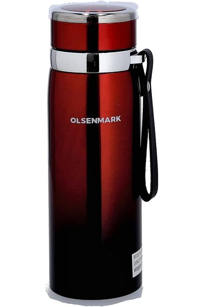 Olsenmark 800ml Vacuum Insulated Water Bottle | Stainless Steel, Leak-proof, Hot & Cold, Travel Friendly