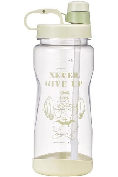 Generic ALCOACH 1.5L Water Bottle with Straw 48 Oz BPA Free Motivational Sports Water Bottle with Time Capa