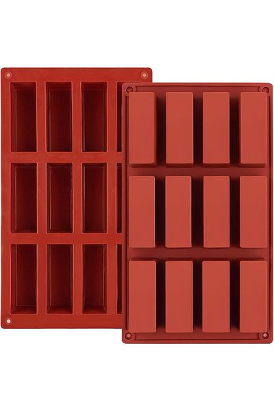 Generic X spring Chocolate Mold, 2 PCS Silicone Tray Chocolate Moulds, Rectangle Silicone Molds, Cake Pop M