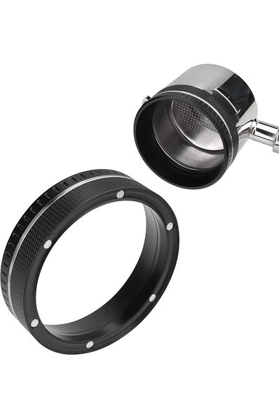 Generic Excefore 51mm Espresso Dosing Funnel, Aluminium Alloy Espresso Coffee Dosing Ring Compatible with 5