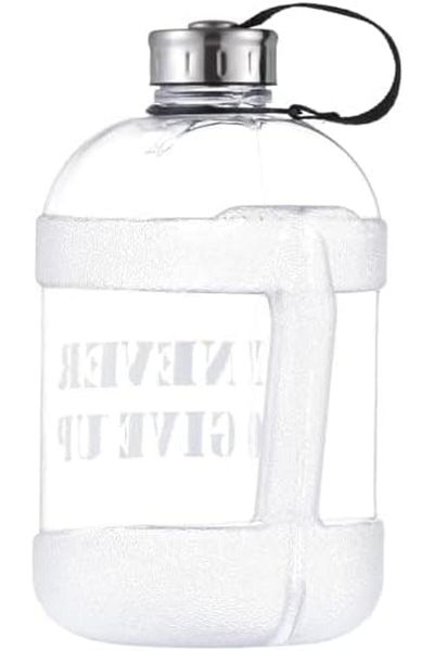 Generic ALCoach .Large Sports Water Bottle Red 2.2 Liter Gallon Reusable Water Bottle with phone holder, 73