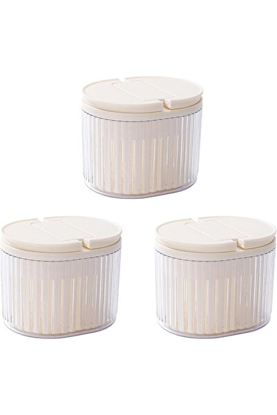 Arabest 3 Pack Kitchen Onion, Ginger, Garlic Drain Box,Storage, Portable Stor...