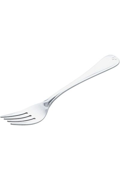 Generic Suncraft 12-Piece Stainless Steel Dishwasher Safe Dessert Forks with Ergonomic Handle Silver