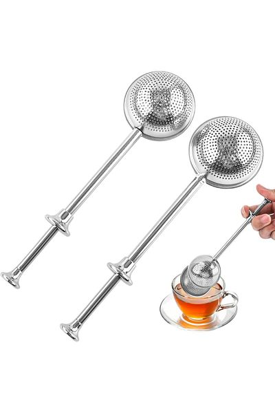 Generic KASTWAVE Tea Infuser, Stainless Steel Tea Strainer Mesh Ball Shape Tea Filter for loose tea leaves,