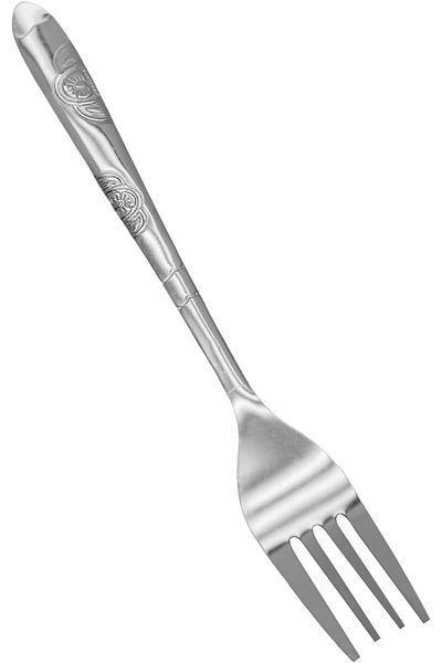 Generic RAJ RK Stainless Steel Dessert Fork 12Pc Pack - Decor, RK0062, Sweet Fork, Pastry Fork, Dessert Ute