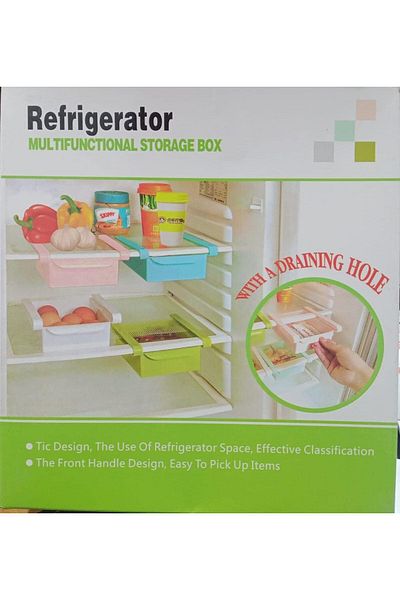 Generic Biki Refrigerator Multifunctional Storage Box With Draining Hole