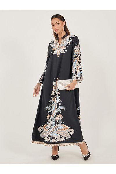 Styli Maxi Jalabiya with Digital Print