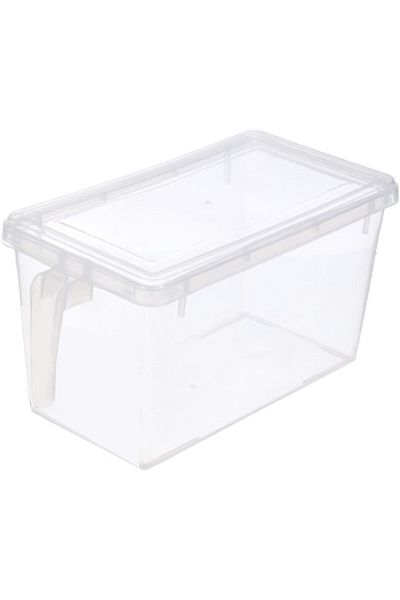 Generic Bukela Stackable Refrigerator Food Storage Container 30x15x15cm, BPA-Free Plastic Food Box with Air