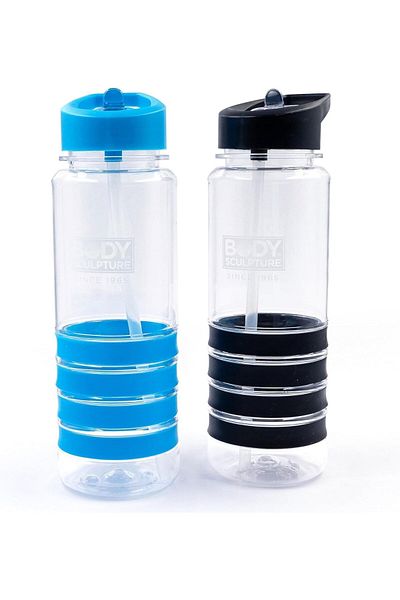 Generic Leikefitness Sports Water Bottles BPA Free Leak Proof Plastic Bottle Volume Marked with Comfortable
