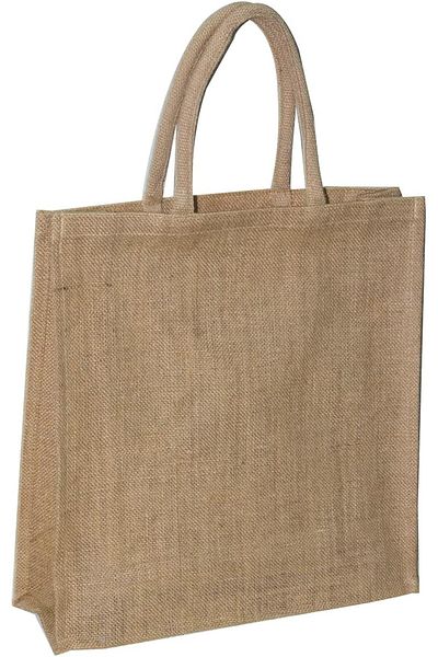 Generic IN.HOUSE Jute shopping tote bag with handles 38x36x12cm jute gift tote beach bag for bridesmaid wed