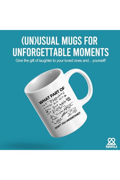 Be Care كوب قهوة مطبوع عليه عبارة "أي جزء من الجملة لا تفهمه" بتصميم مضحك للم...