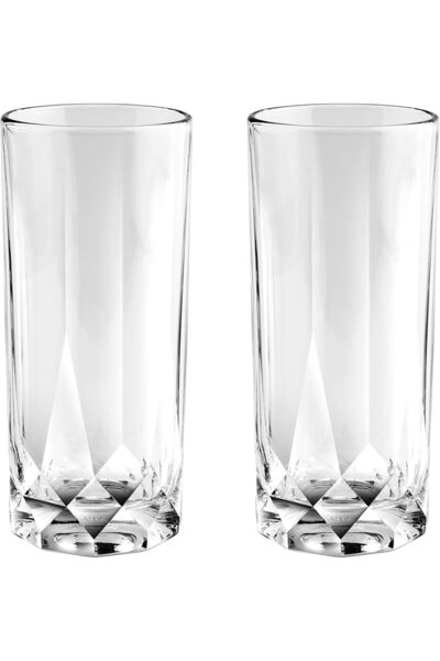 Ocean Connexion High Ball Glasses Set 350 ml - Pack of 2 (White)