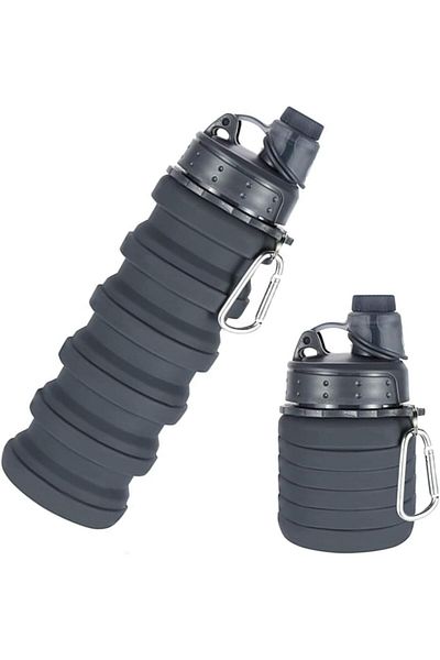 Generic NALACAL Water Bottle, Drink Bottle 500ml Collapsible Silicone Sports Water Bottle BPA-free Leak-pro