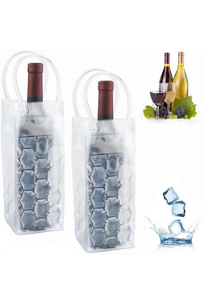 Generic Ice Wine Bag, Wine Chiller, Cooler Refrigerator, Wine Bottle Chiller Cooler for Red White Champagne