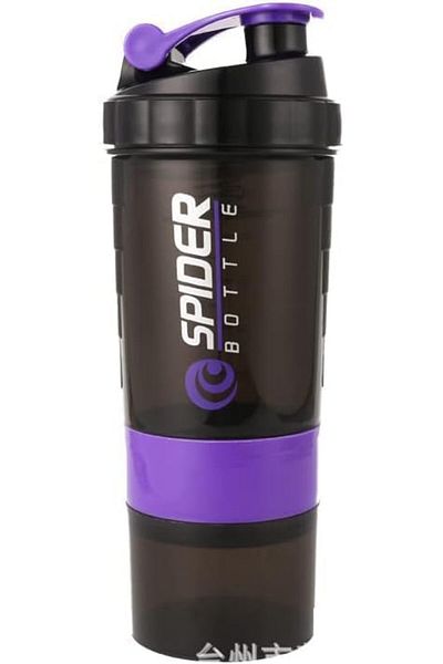 Generic ALCOACH spider Protein Shaker Bottle 20 Ounce Leak Proof Class Portable Gym Shaker Water Bottle wit