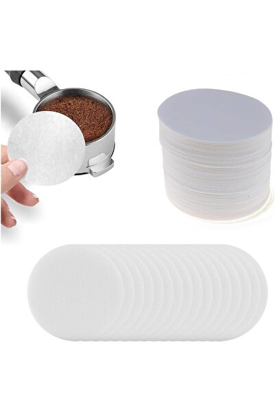 Arabest مجموعة من 10 قطع من فلاتر ورقية بديلة، ورق ترشيح قهوة غير مبيض 51 مم (كل مجموعة تحتوي على 100 قطعة)