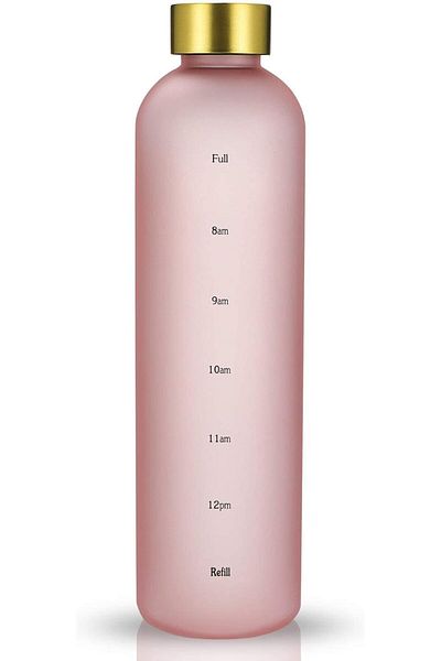 Generic KASTWAVE 32oz Water Bottle with Time Markers - BPA Free, Portable & Reusable Fitness Bottle for Kid