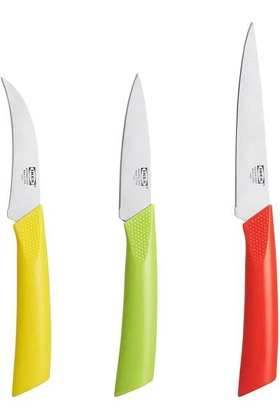 Generic Multi Color 3 Piece Knife Set