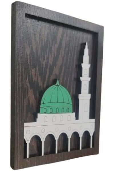 Generic Fridge Magnet Wooden Hand Made Refrigerator Magnet home office decorations Makkai Madani Design (Ma
