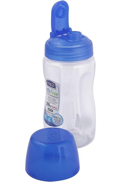 Generic LocknLock Tritan Sport Water Bottle, 350 ml Capacity, Transparent/Blue