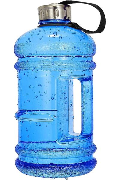 Generic ALCOACH Half Gallon Big Water Bottle, 2.2L/73 OZ Large Leak Proof Sports Jug with Handle,Huge BPA F