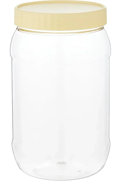 SunPet Alsaqer Round SpiceJar/Pet Jar/Plastic Round Food Storage Jar 1500 ml Capacity