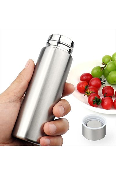Generic Tazweeq Cute Small Water Bottle, Mini Slim Flask for Women, Portable Mini Water Bottle, Vacuum-Insu