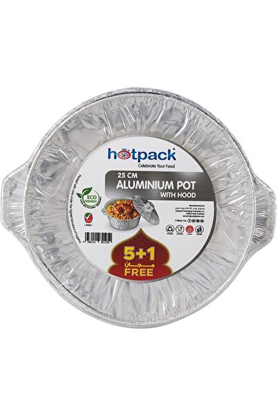 Hotpack Aluminum Pot 25 cm, 5+1
