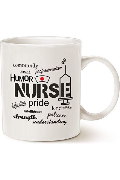 Be Care كوب "فخر الممرضة" - كوب قهوة ملهم، أفضل هدايا عيد الميلاد، من البورسل...