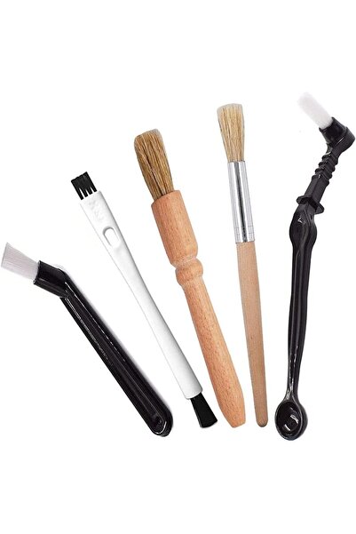 Lumely مجموعة فرش إسبرسو احترافية مكونة من 6 قطع، فرشاة تنظيف آلة طحن القهوة ...