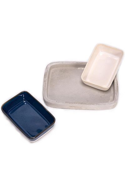 Generic La Mesa La Mesa porcelain multicolor nuts bowl set 2 Pcs