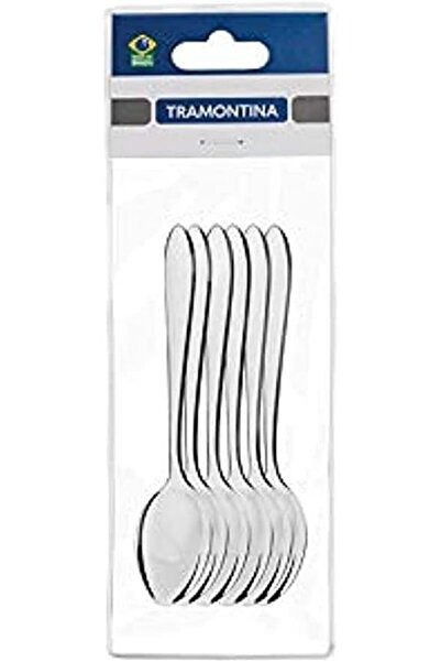 TRAMONTINA Satri Stainless Steel Dessert Spoon 6-Pieces Set
