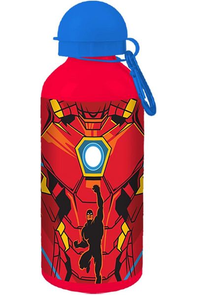 Generic Kids Aluminum Water Bottle with a Hook, 600 ml Capacity