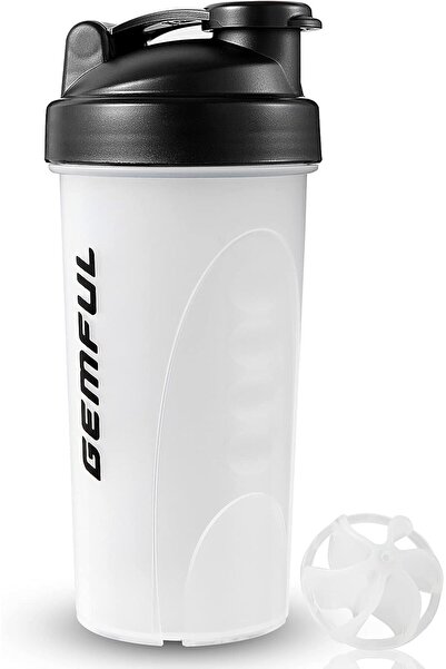 GEMFUL BPA-Free Leak-Proof Protein Shaker Bottle, 700ml for Sports, by Gemful...