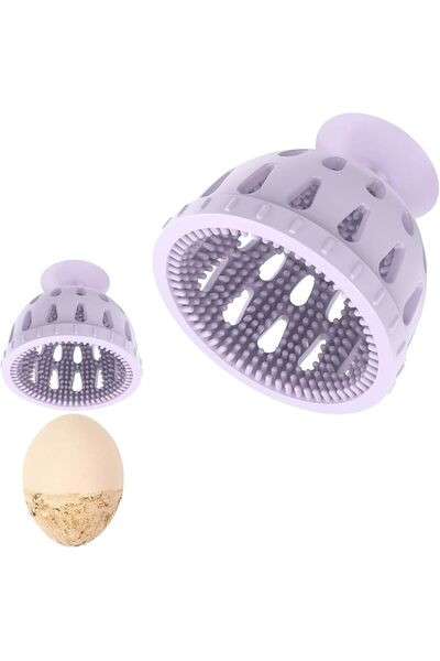 Arabest 2 Pcs Egg Brush, Multifuctional Egg Washer, Egg Cleaning Brush with S...