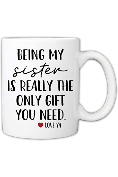 Be Care كوب قهوة من مجموعة "ماي كوزي كب" بتصميم "أن تكون أختي هي الهدية الوحي...