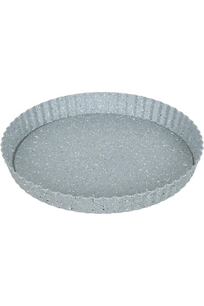 Marble Granite-Pattern Tart Pan 28 cm - Gray (Aluminum)