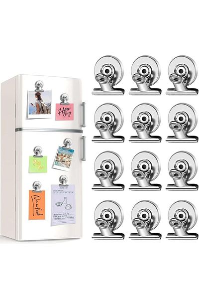 Generic Goodern Magnetic Clips Heavy Duty,12 Pack Strong Fridge Magnets Refrigerator Magnets Magnetic Clips