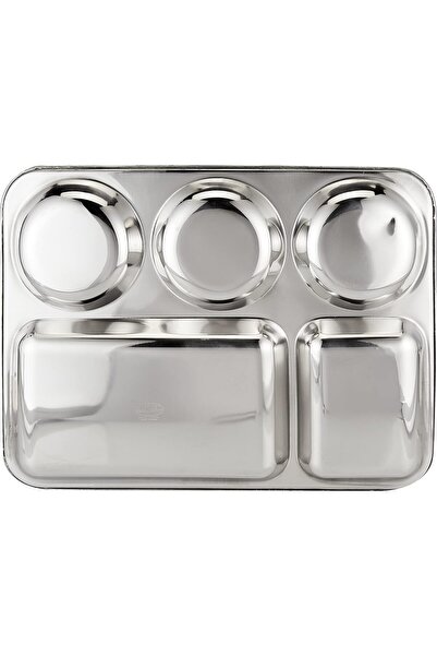 RAJ Serving Tray Steel Gray - Steel Alloy, 1 Piece