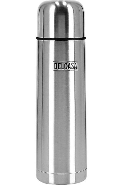 Generic Delcasa Stainless Steel Vacuum Water Bottle Insulated Flask - Thermos With Double Wall Design Hot &