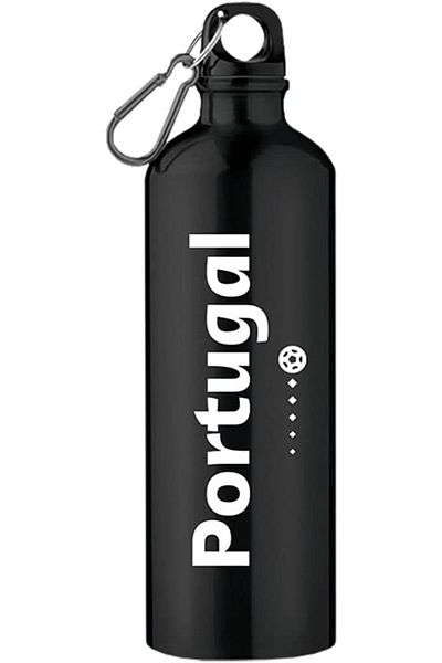 Generic FIFA World Cup Qatar 2022 Graphic Printed Aluminium Water Bottle Generic 750ml Portugal