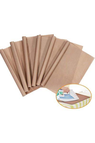 Generic Non-Stick Teflon Sheets – Set of 3 Reusable, Heat-Resistant, and Washable Baking Mats for Cooking,