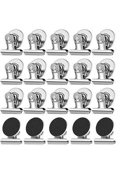 Generic Paporich 20 Pack Fridge Magnet Refrigerator Magnets, Strong Magnetic Clips, Magnet Clips Heavy Duty