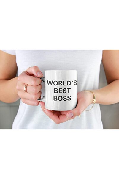 Be Care The Office Dunder Mifflin World's Best Boss Mug by NBC, White