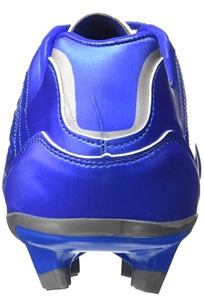 Vector X Velocity Football Shoes | Blue/Silver| Polyurethane | Lace-Up, suitable for running, gym workouts.