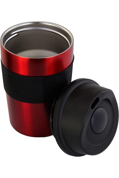 Generic Nessan Mug 360mlDouble Wall High Vacuum With Silicon Rubber