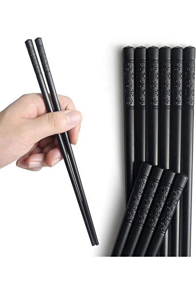 Arabest Flatware Sets,10 Pairs Reusable Fiberglass Chopsticks,Japanese Chines...